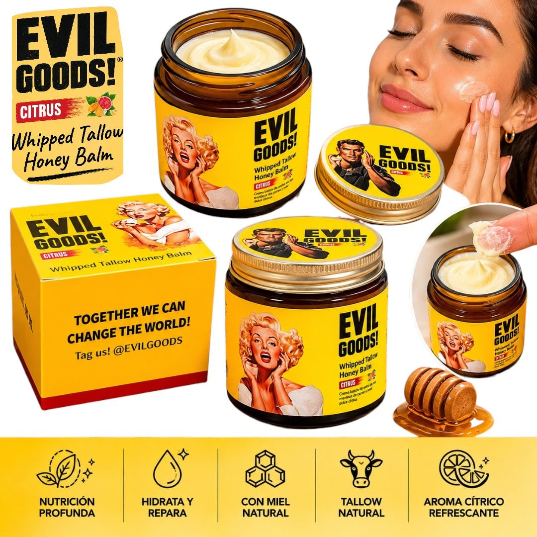 CREMA SEBO DE RES PARA LA CARA EVIL GOODS! 100GRS