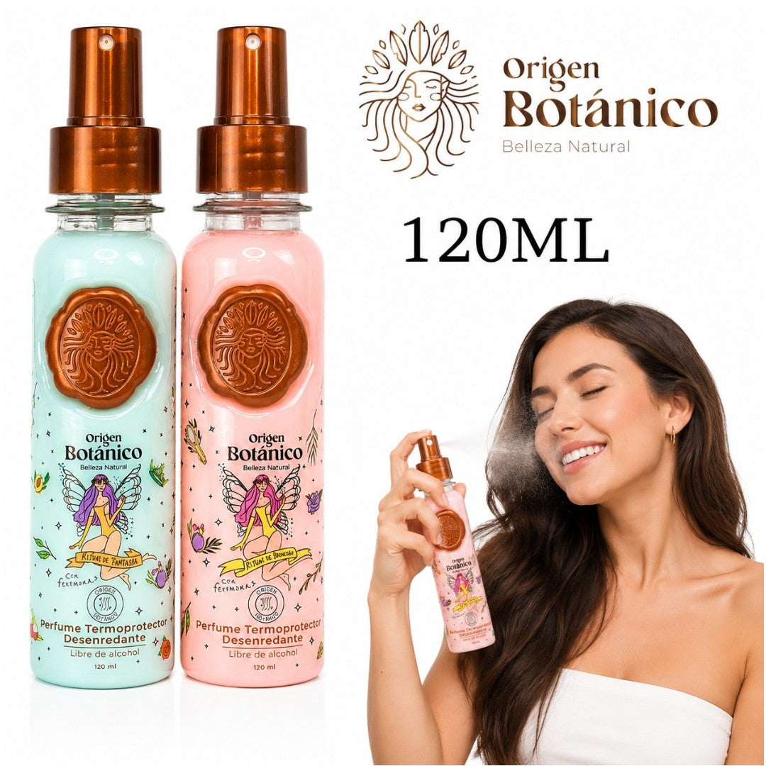 DUO DE PERFUMES TERMOPROTECTOR 120 ML ORIGEN BOTANICO