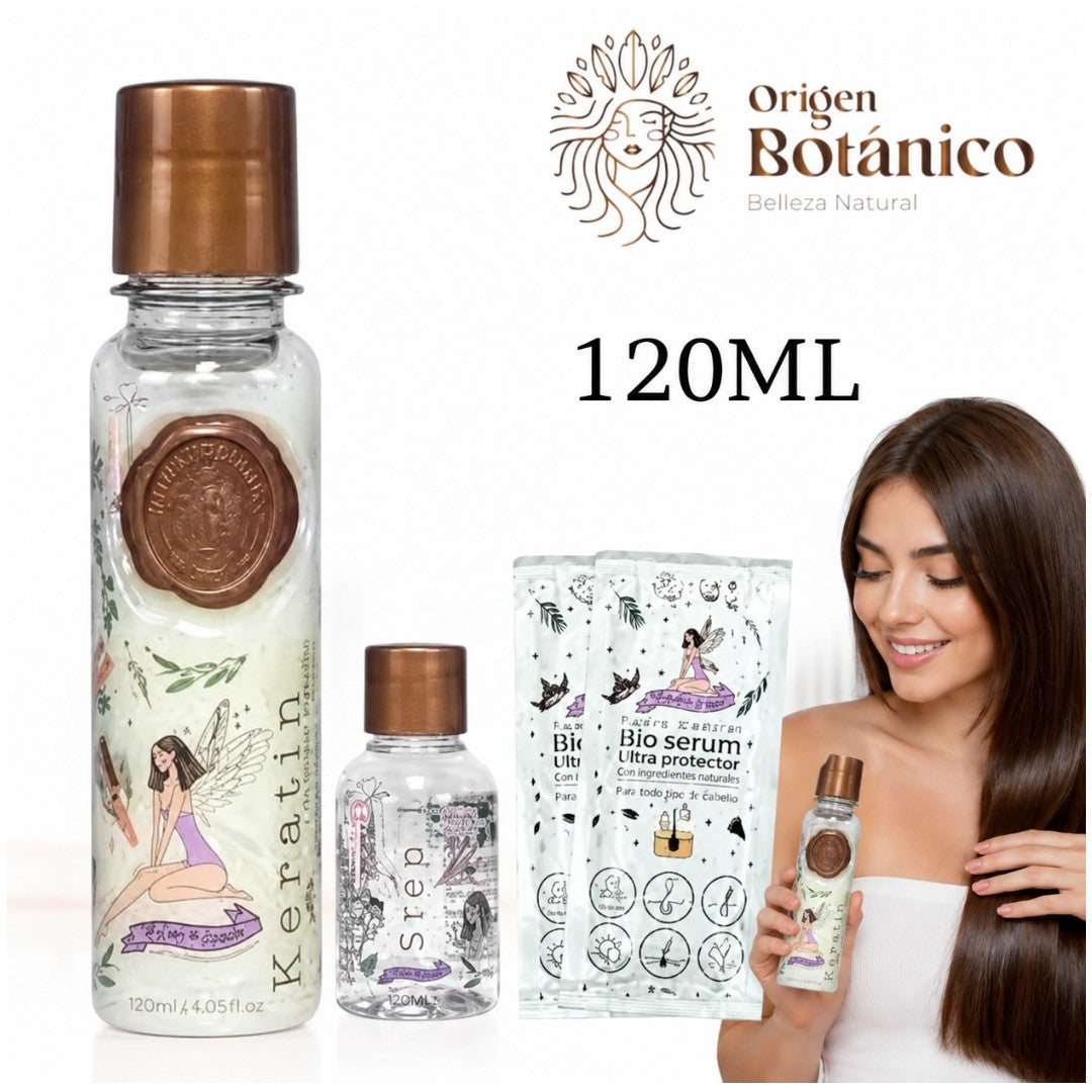 KERATINA ALISADORA VEGANA DE ORIGEN BOTANICO 120ML