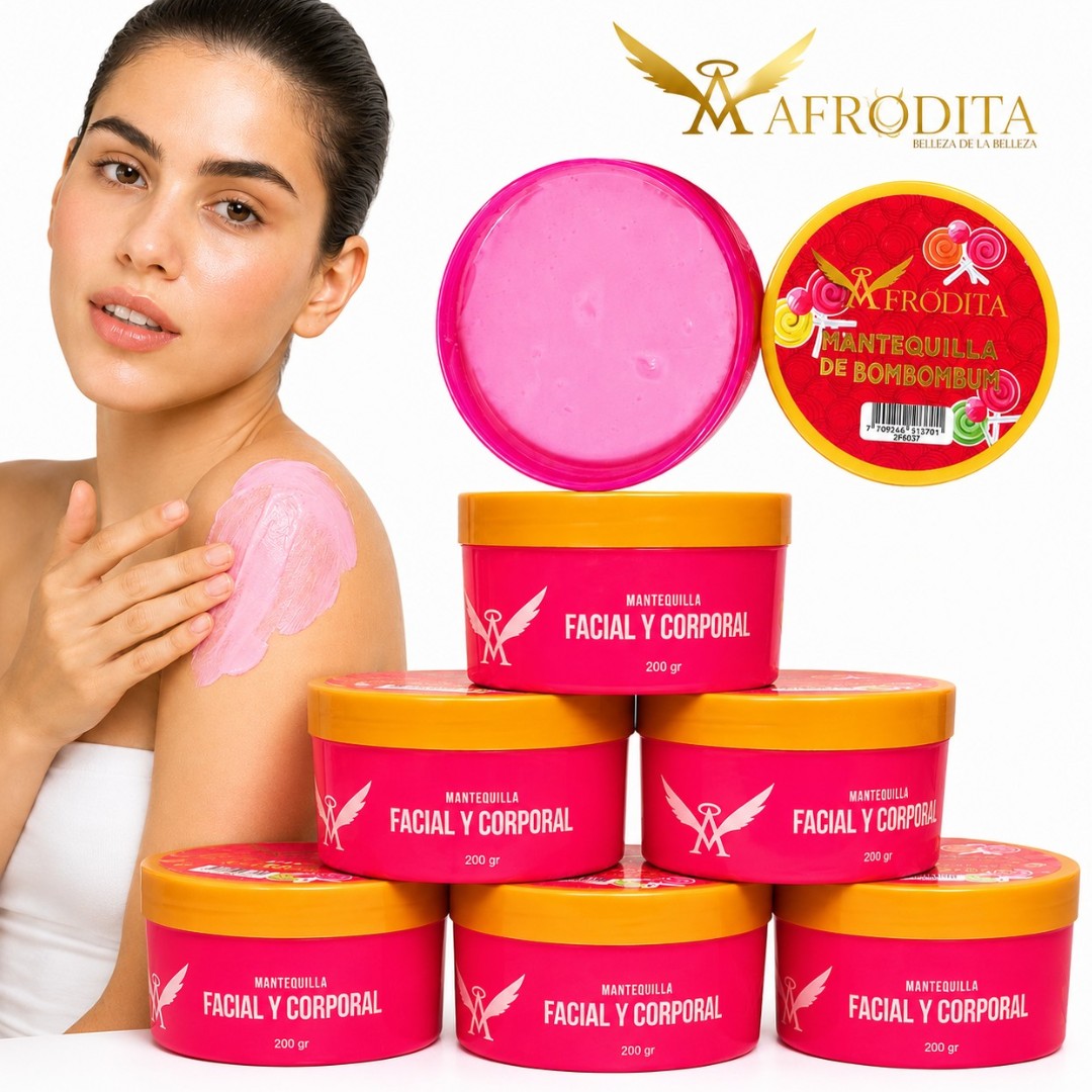 MANTEQUILLA FACIAL & CORPORAL BOMBOMBUM AFRODITA AFRO22 200 GR