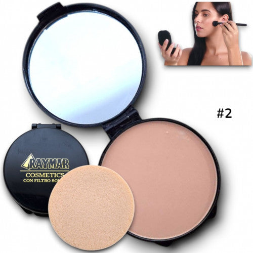 POLVO COMPACTO CON FILTRO SOLAR RAYMAR MG-7622-02