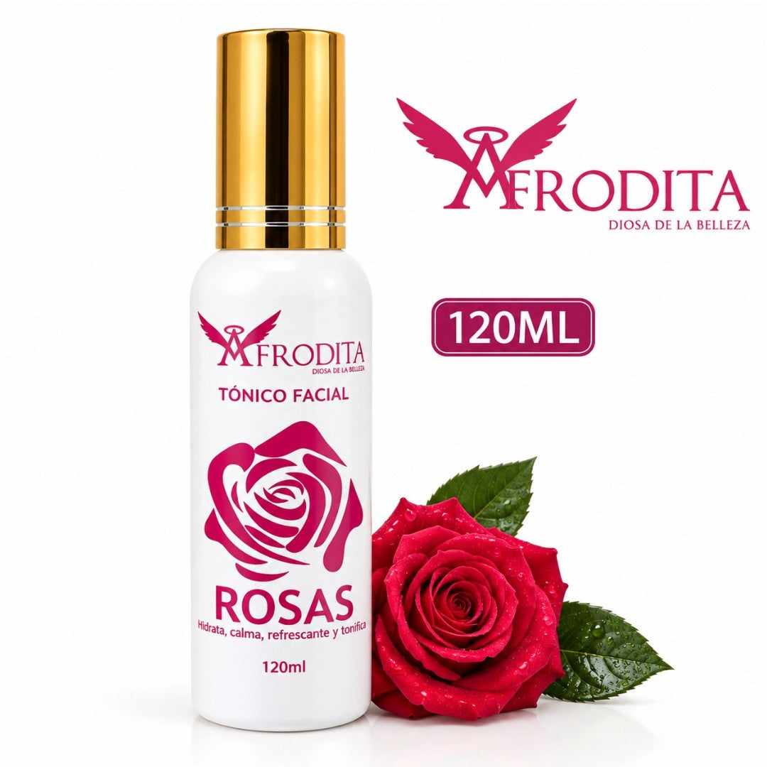 AGUA DE ROSAS REFRESCANTE AFRODITA CON ATOMIZADOR 120ML