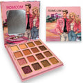 PALETA DE SOMBRAS CON ESPEJO X16 TONOS TIERRA ROMCOM JE1001