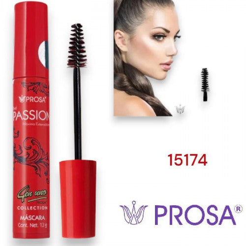 PESTAÑINA PROFESSIONAL A PRUEBA DE AGUA RED PASSION 13G PROSA EMPAQUE ROJO 15174