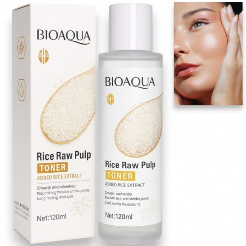 TONICO NATURAL ORGANICO E HIDRATANTE A BASE DE ARROZ BIOAQUA BQY83864/BQY41029