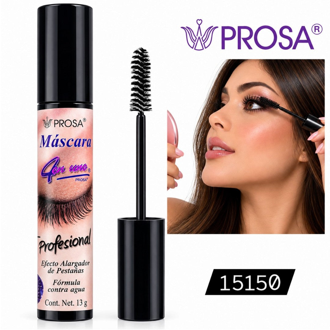 PESTAÑINA PROFESSIONAL A PRUEBA DE AGUA PROSA 13G EMPAQUE NEGRO 15150