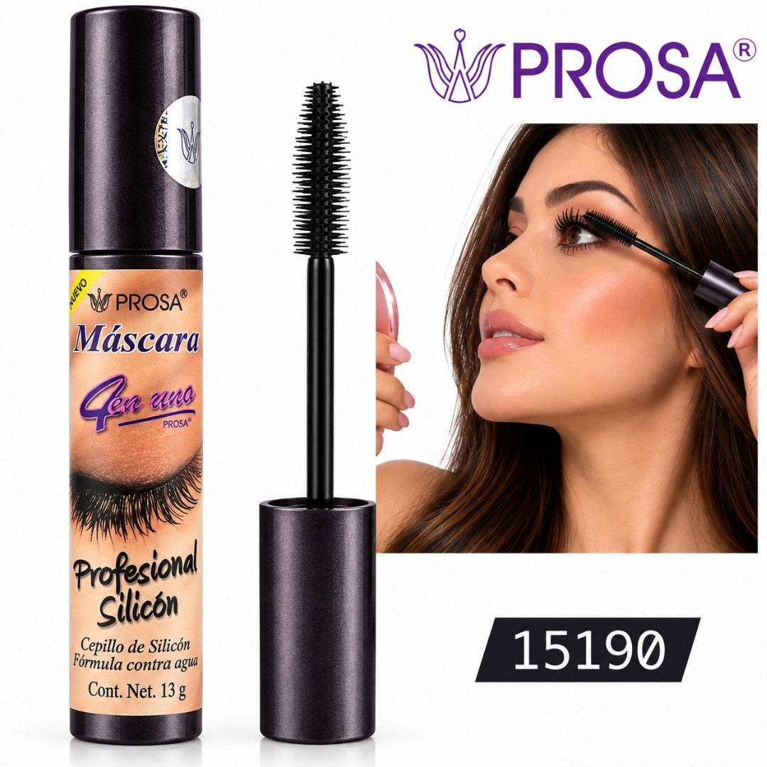PESTAÑINA PROFESSIONAL A PRUEBA DE AGUA SILICON 13G PROSA EMPAQUE GRIS OSCURO 15190
