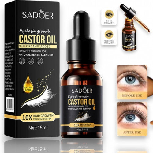 SERUM DE ACEITE RICINO PARA LAS PESTAÑAS SADOER SD50035