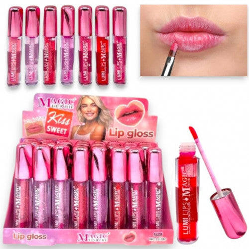 LIP GLOSS MAGICO LARGA DURACION KISS SWEET MAGIC YOUR LIFE LC200