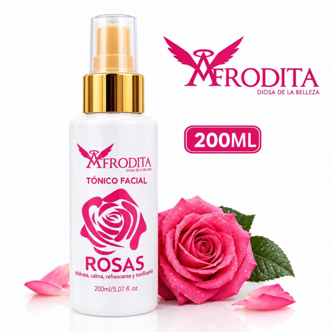 AGUA DE ROSAS REFRESCANTE AFRODITA CON ATOMIZADOR 200ML