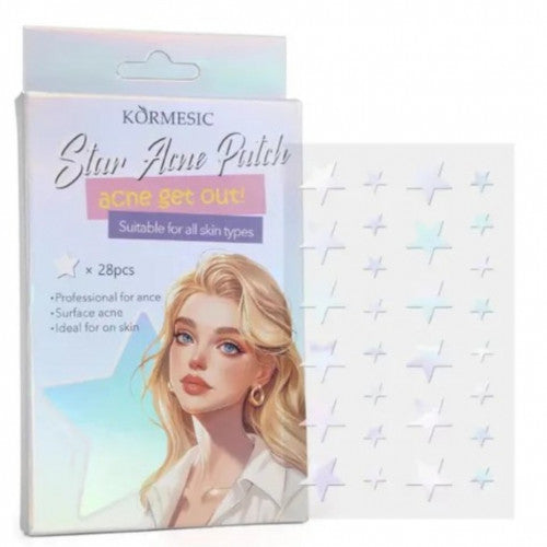 PARCHE ESTRELLA PARA EL ACNE 28PCS KORMESIC KMC63960