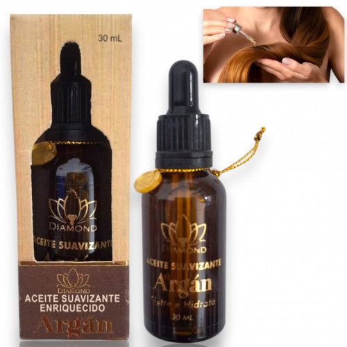 ACEITE SUAVIZANTE DE ARGAN ENRIQUECIDO DIAMOND 30ML