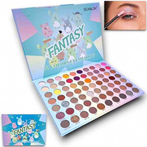 PALETA DE SOMBRAS X70 TONOS FANTASY SCANLON SE929