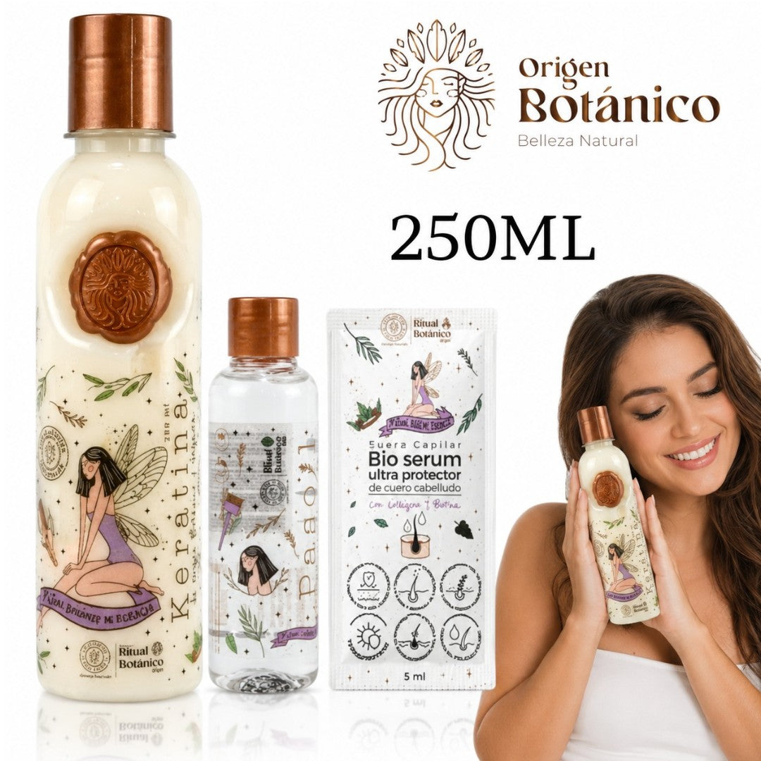 KERATINA ALISADORA VEGANA DE ORIGEN BOTANICO 250ML
