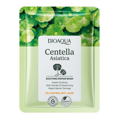 MASCARILLA FACIAL HIDRATANTE A BASE DE CENTELLA BIOAQUA BQY91037/BQY12524