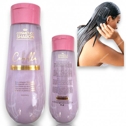 TRATAMIENTO DE CEBOLLA CON EXTRACTOS NATURALES ENRIQUECIDO CON VITAMINAS SHARON 500ML