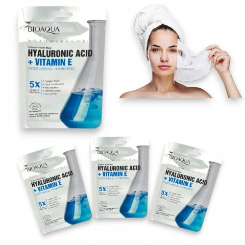 MASCARILLA EN VELO 5 EN 1 DE ACIDO HIALURONICO Y VITAMINA E BIOAQUA BQY42309