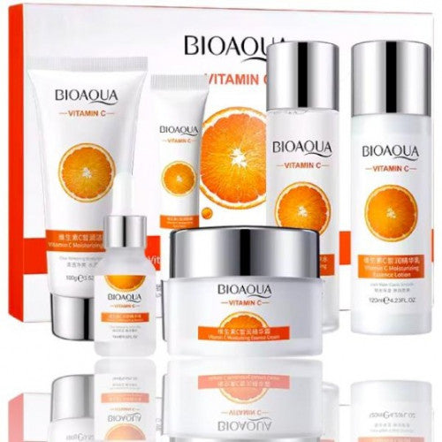 KIT DE SKIN CARE DE VITAMINA C X6 PIEZAS BIOAQUA BQY97168/BQY41081