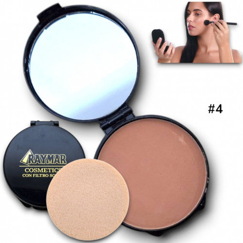 POLVO COMPACTO CON FILTRO SOLAR RAYMAR MG-7622-04