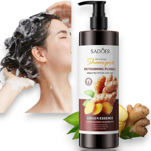 SHAMPOO CONTROL CASPA Y PREVENCION DE CAIDA DE CABELLO GINGER 500ML SADOER SD10971