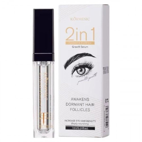 SERUM PARA EL CRECIMEINTO DE PESTAÑAS Y CEJAS 2IN1 7ML KORMESIC KMC63816