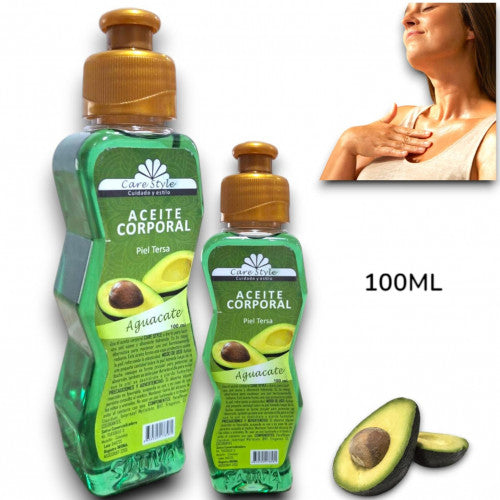 ACEITE CORPORAL PIEL TERSA DE AGUACATE CARE STYLE 100 ML