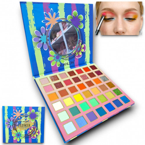 PALETA DE SOMBRAS X42 COLORS CON ESPEJO FLOWER SCANLON SE906
