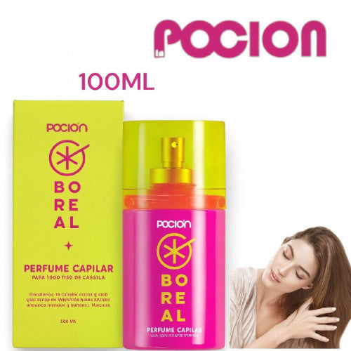 PERFUME CAPILAR PARA TODO TIPO DE CABELLO BOREAL 100ML POCION