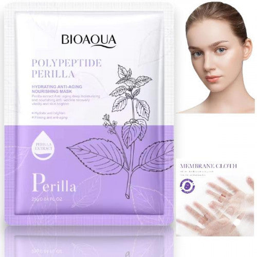 MASCARILLA FACIAL HIDRATANTE DE PERILLA PURPURA BIOAQUA BQY91846
