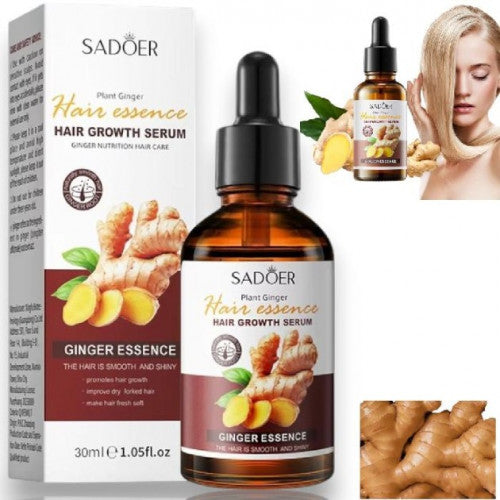 SERUM CAPILAR HIDRATANTE Y REPARADOR GINGER 30ML SADOER SD11015