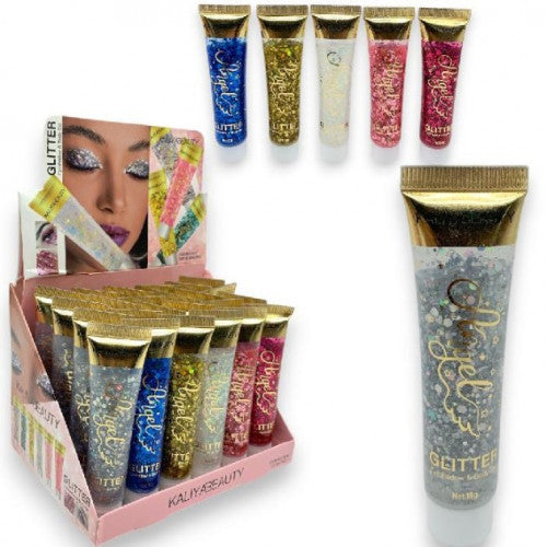 GEL LIQUIDO GLITTER ANGEL TONOS SURTIDOS KALIYABEAUTY Z258