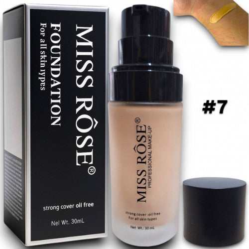 BASE LIQUIDA PROFESSIONAL FUNDATION BEIGE TONO#7 MISS ROSE 7601-070N7