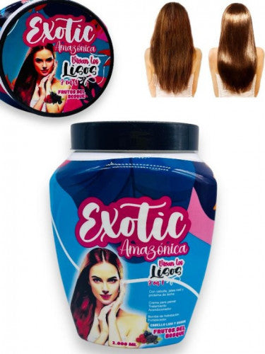 TRATAMIENTO CAPILAR 3 EN 1 LISOS FRUTOS DEL BOSQUE EXOTIC AMAZONICA 1000 ML