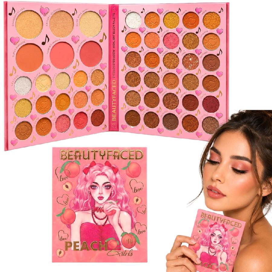 PALETA DE SOMBRAS X51 TONOS BEAUTY FACED BEAUTYFACED 2057