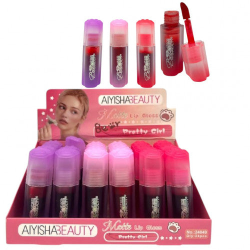 TINTA DE LABIOS PRETTY GIRL BEAR MATTE AIYISHA BEAUTY 24049