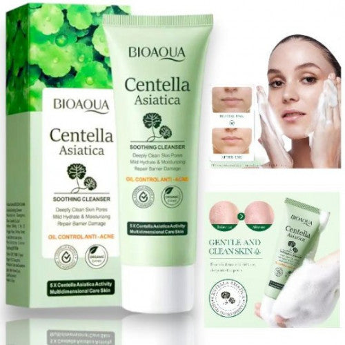 LIMPIADOR HIDRATANTE LIMPIEZA PROFUNDA CENTELLA ASIATICA BIOAQUA BQY64450/BQY12043