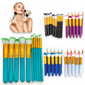BROCHA KABUKI X10 COLORES SURTIDOS 5D5X/MZ1112/HZSY024001/ST3320