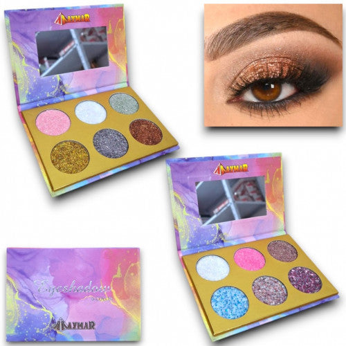 PALETA DE GLITTER TONOS SURTIDOS RAYMAR MG-6698