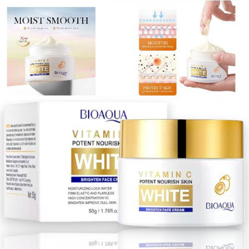 CREMA FACIAL HIDRATANTE BLANQUEADORA DE VITAMINA C BIOAQUA BQY88654