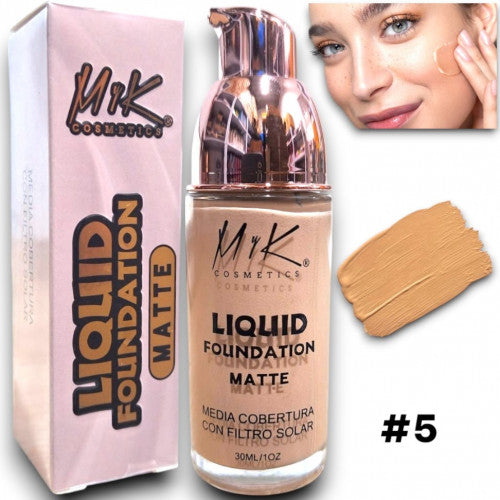 BASE LIQUIDA FOUNDATION MATTE MYK-6111 TONO #5