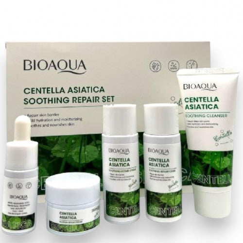 KIT DE SKIN CARE EDICION VIAJERO DE CENTELLA ASIATICA 5PCS BIOAQUA BQY86112
