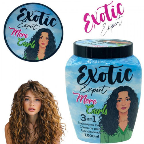 TRATAMIENTO CAPILAR 3 EN 1 MORE CURLS EXOTIC 1000ML