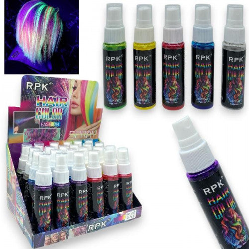 SPRAY NEON PARA EL CABELLO FASHION COLORES SURTIDOS RPK 1237