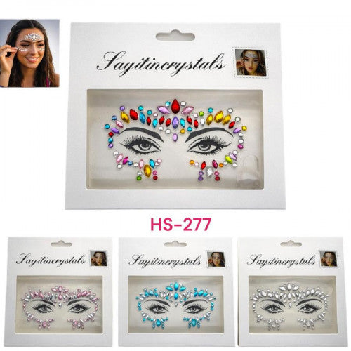GEMA STICKER PARA EL ROSTRO COLORES SURTIDOS HS-277