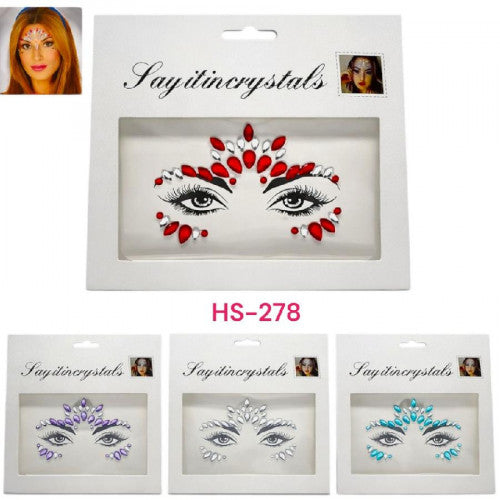 GEMA STICKER PARA EL ROSTRO COLORES SURTIDOS HS-278