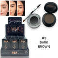 BETUN 2IN1 + SOMBRA DE CEJAS CON BROCHA APLICADORA DOBLE ANI-K #03 DARK BROWN CA567