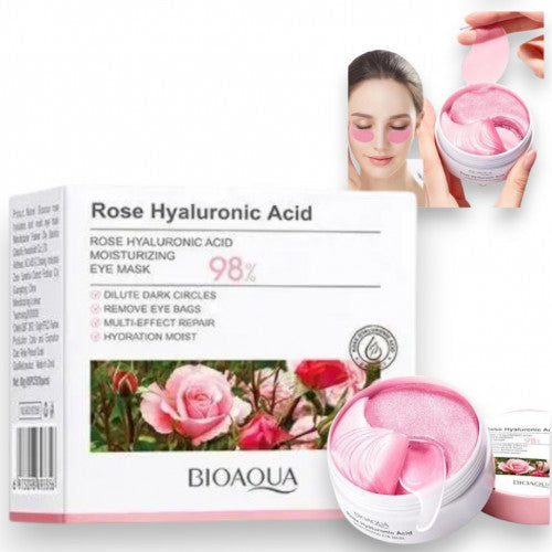 COLAGENO DE OJERAS X60 A BASE DE ACIDO HIALURONICO Y ROSAS BIOAQUA BQY93356