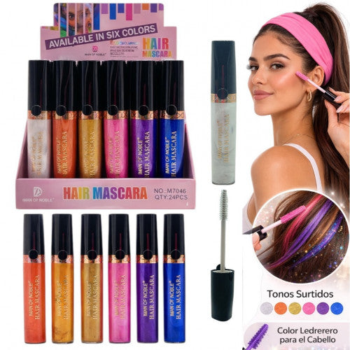 PESTAÑINA HAIR MASCARA IMAN OF NOBLE COLORES SURTIDOS M7046