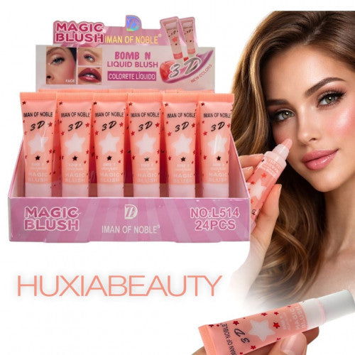 RUBOR LIQUIDO MAGIC PIGMENTA SEGUN PH 2IN1 LABIOS & MEJILLAS IMAN OF NOBLE L514