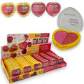 RUBOR COMPACTO DE CORAZONCITO TONOS SURTIDOS ROMANTIC FLOWER 8055